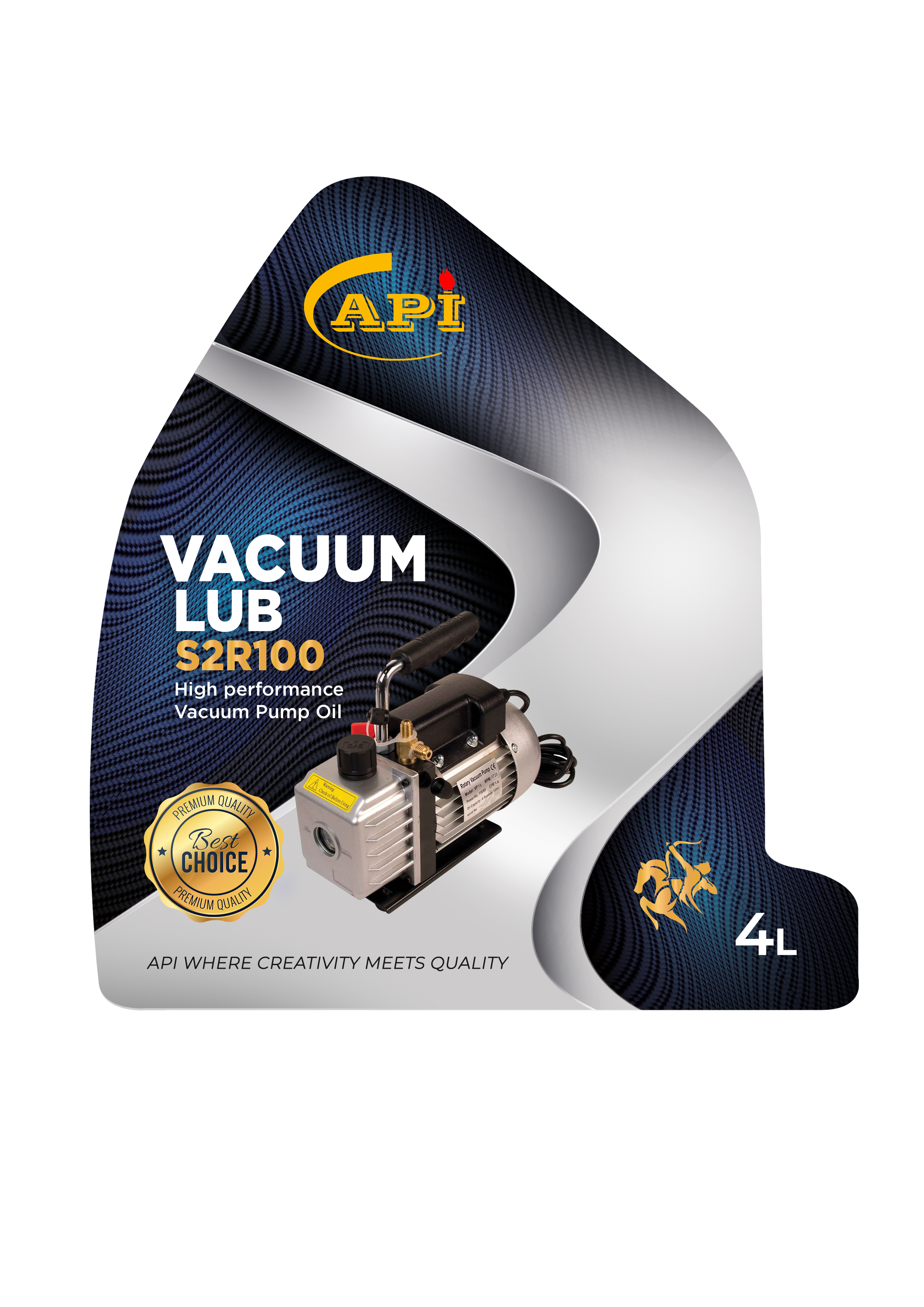 لیبل جلو API VACUUM LUB ROBINAIR PREMIUM 4LITR