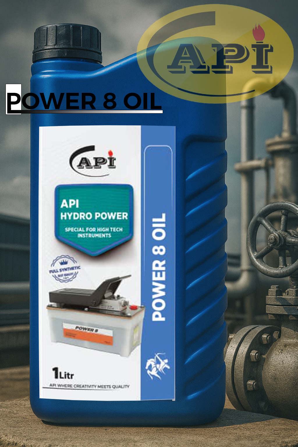 روغن تخصصی گریس پمپهای فشار قوی هیدرو پاور 8 ، هیدرو پاور ایت یک لیتری
